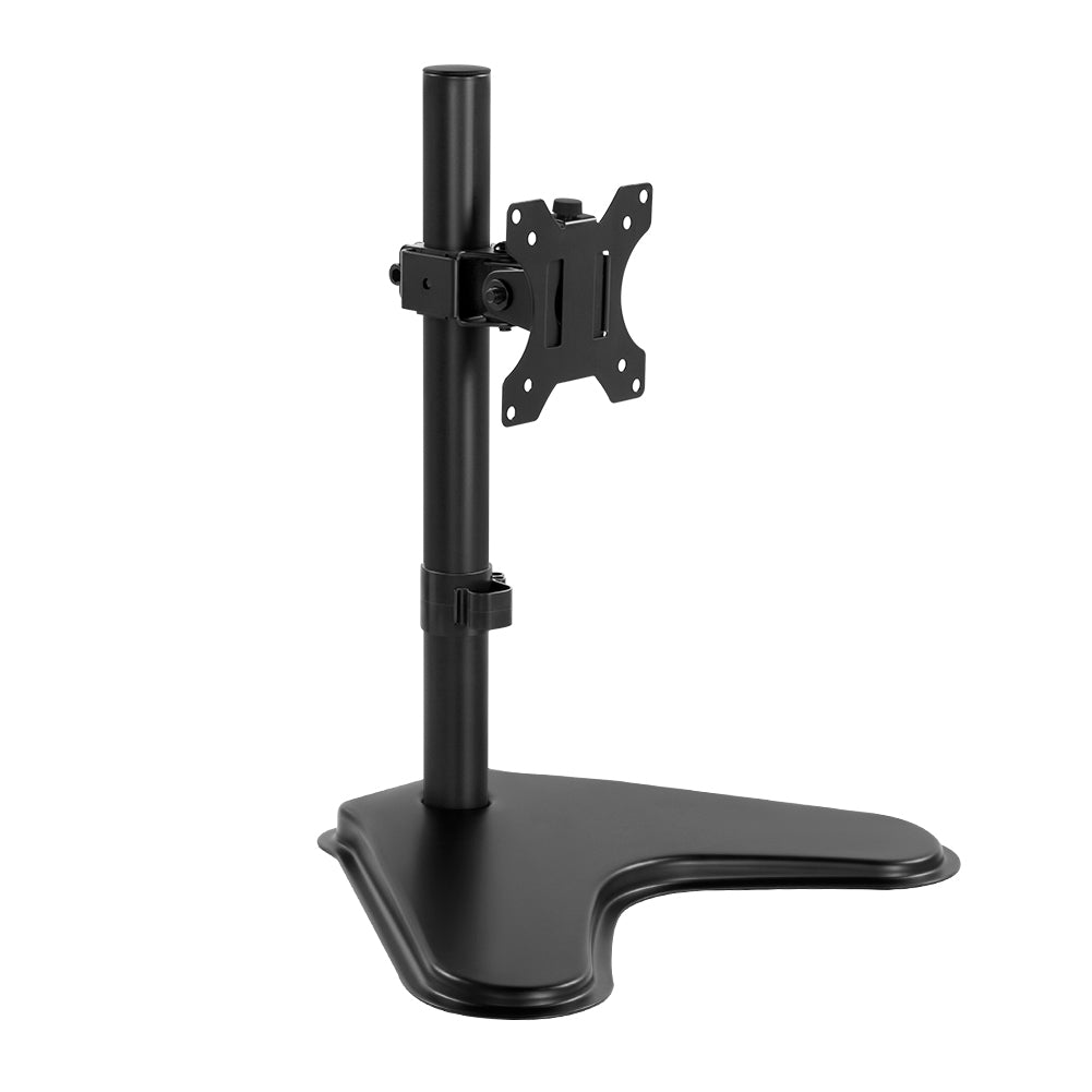 KKTONER Single-Screen Computer Monitor Stand VESA Mounting Holes Compatible with 13 to 32-inch Screens Height-Adjustable