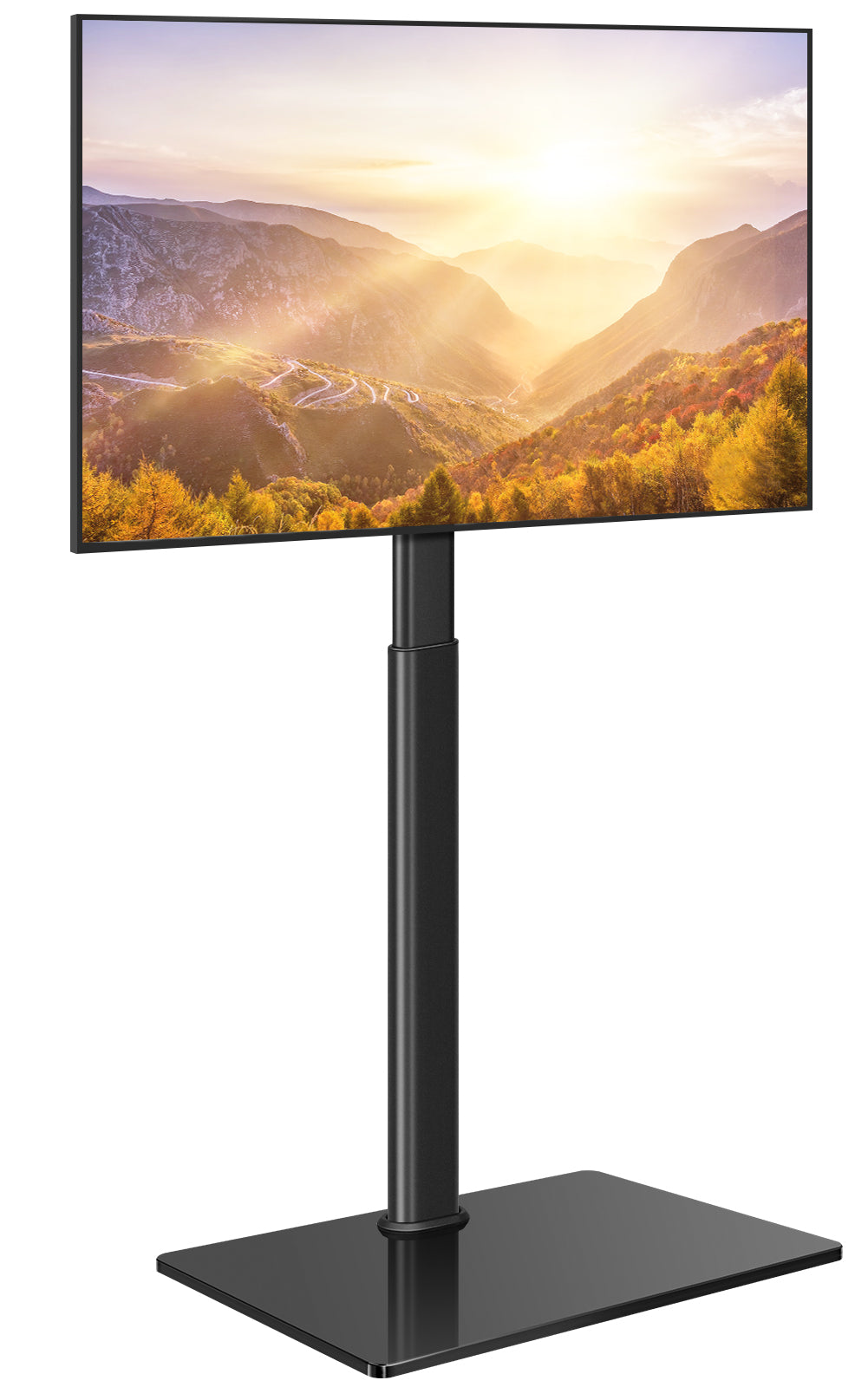 KKTONER Universal Floor TV Stand for 27 to 65 Inch TVs Height Adjustable