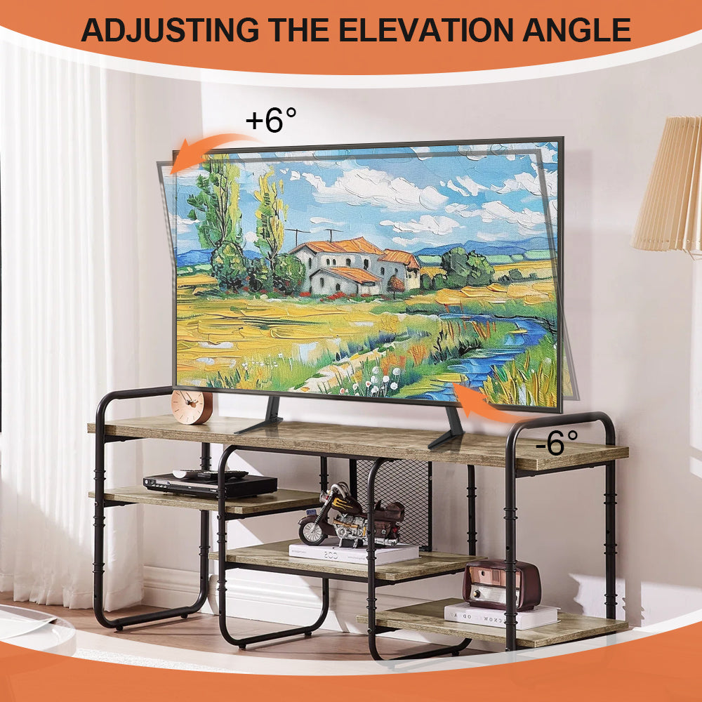 KKTONER Universal TV Stand Base TV for 27-65 inch Flat Screen TV Metal Stand Legs Adjustable