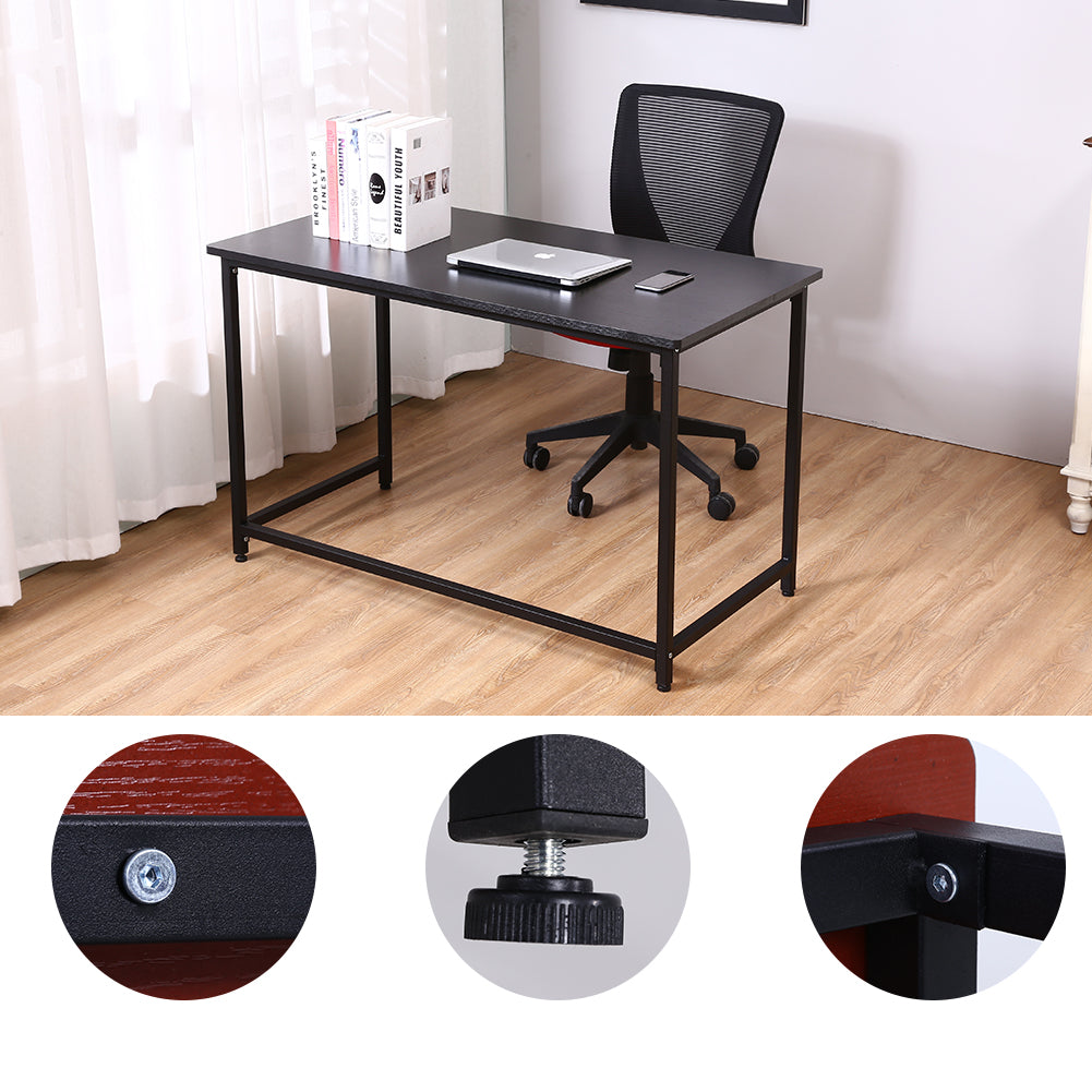 KKTONER Escritorio de oficina para computadora de 47 ", mesa de computadora simple y moderna, escritorio de estudio, negro