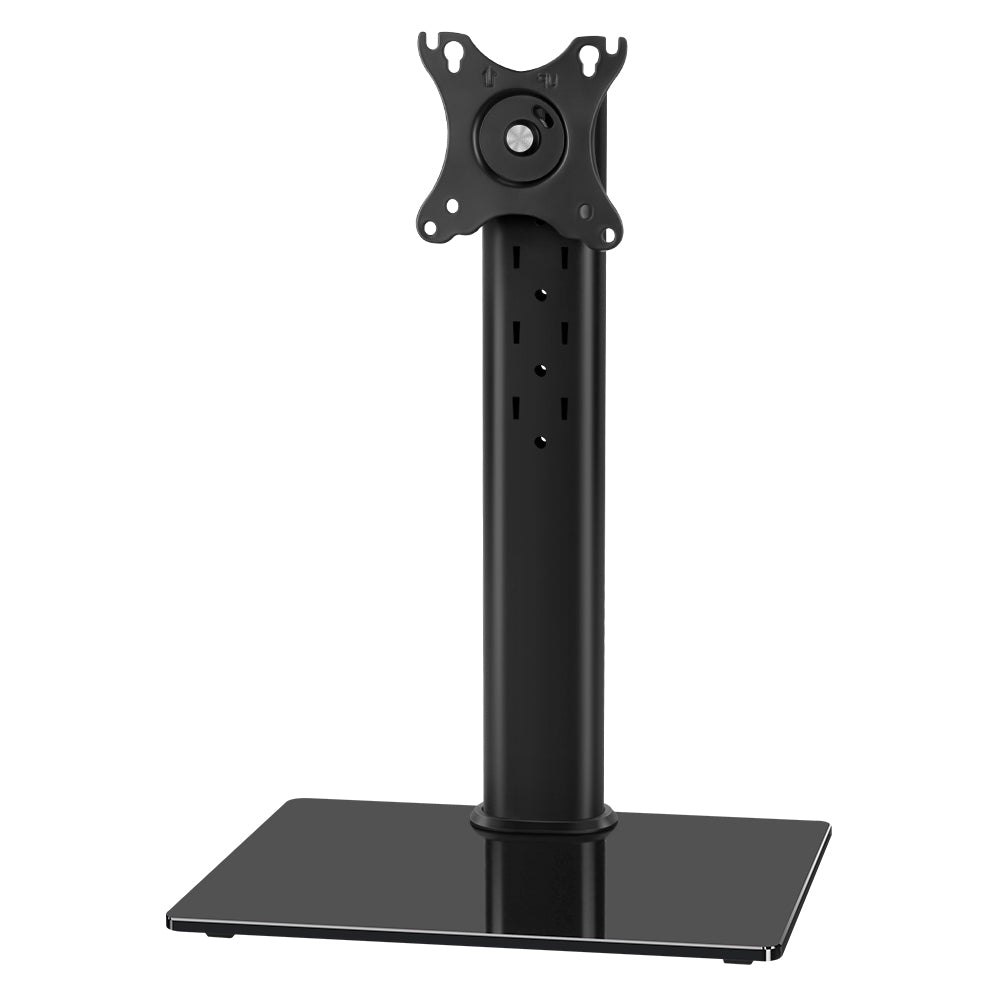 KKTONER Single Computer Monitor Stands Full Motion Swivel Free Standing Desk Vesa Mount for 13 inch to 32 inch Screen