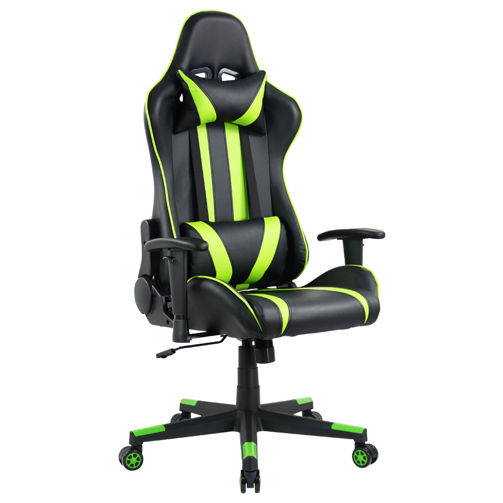 KKTONER Ergonomic Gaming Chair for E-Sport Racing Computer Swivel Height Adjustable Gamer Chair (Green)