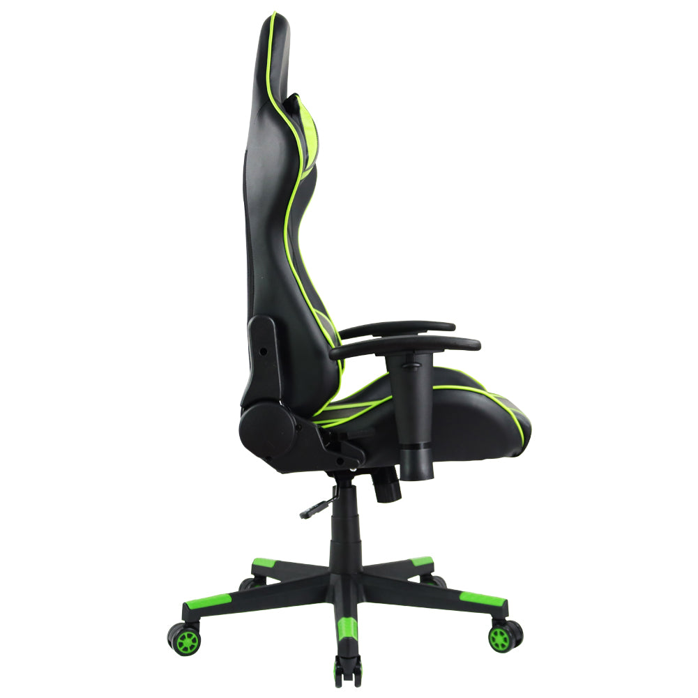 KKTONER Ergonomic Gaming Chair for E-Sport Racing Computer Swivel Height Adjustable Gamer Chair (Green)