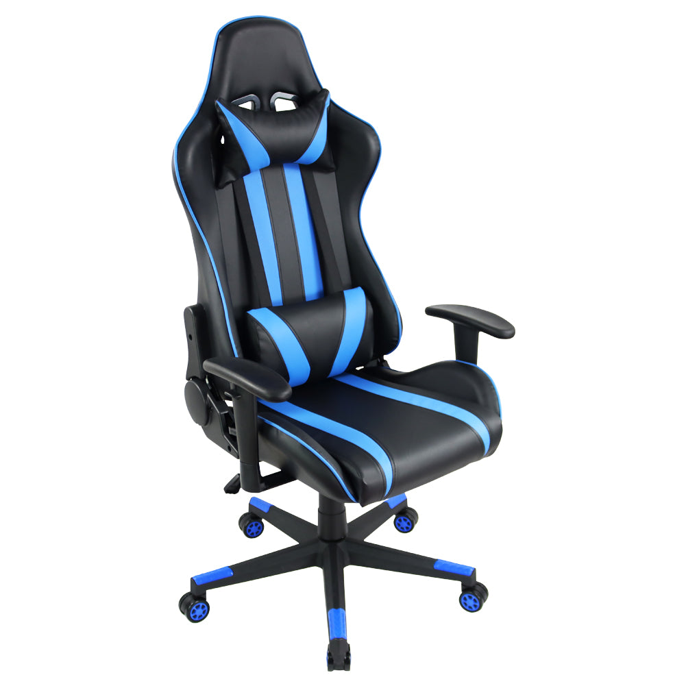 KKTONER Ergonomic Gaming Chair for E-Sport Racing Computer Swivel Height Adjustable Gamer Chair (Blue)