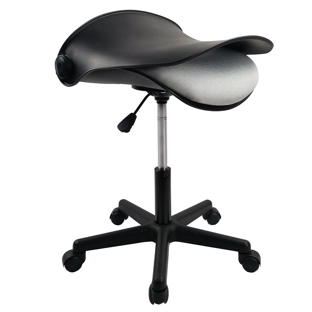 KKTONER Flippable Backrest Office Chair with Mesh Cushion Height Adjustable Swivel Desk Chair with Back Black