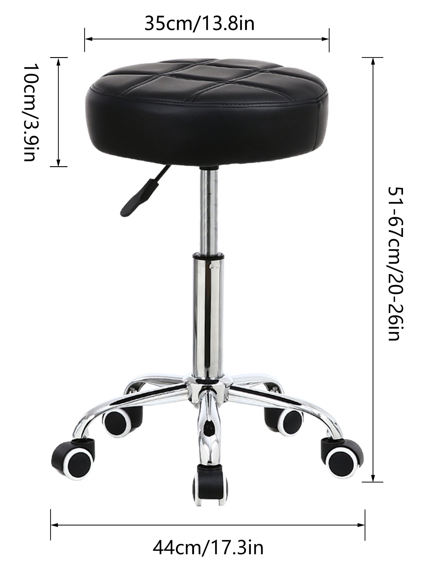 Rolling counter 2024 stool